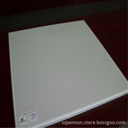 Perforated Clip in Suspension Aluminium Ceiling Tiles